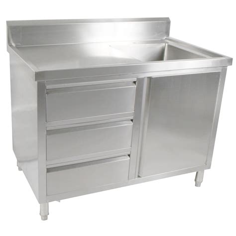 stainless steel kitchen sink with cabinet|stainless steel kitchen storage cabinets.